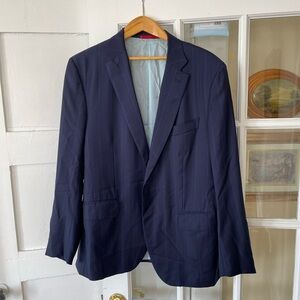 Navy Isaia Sport Coat Size 58 Italian, 48 U.S.